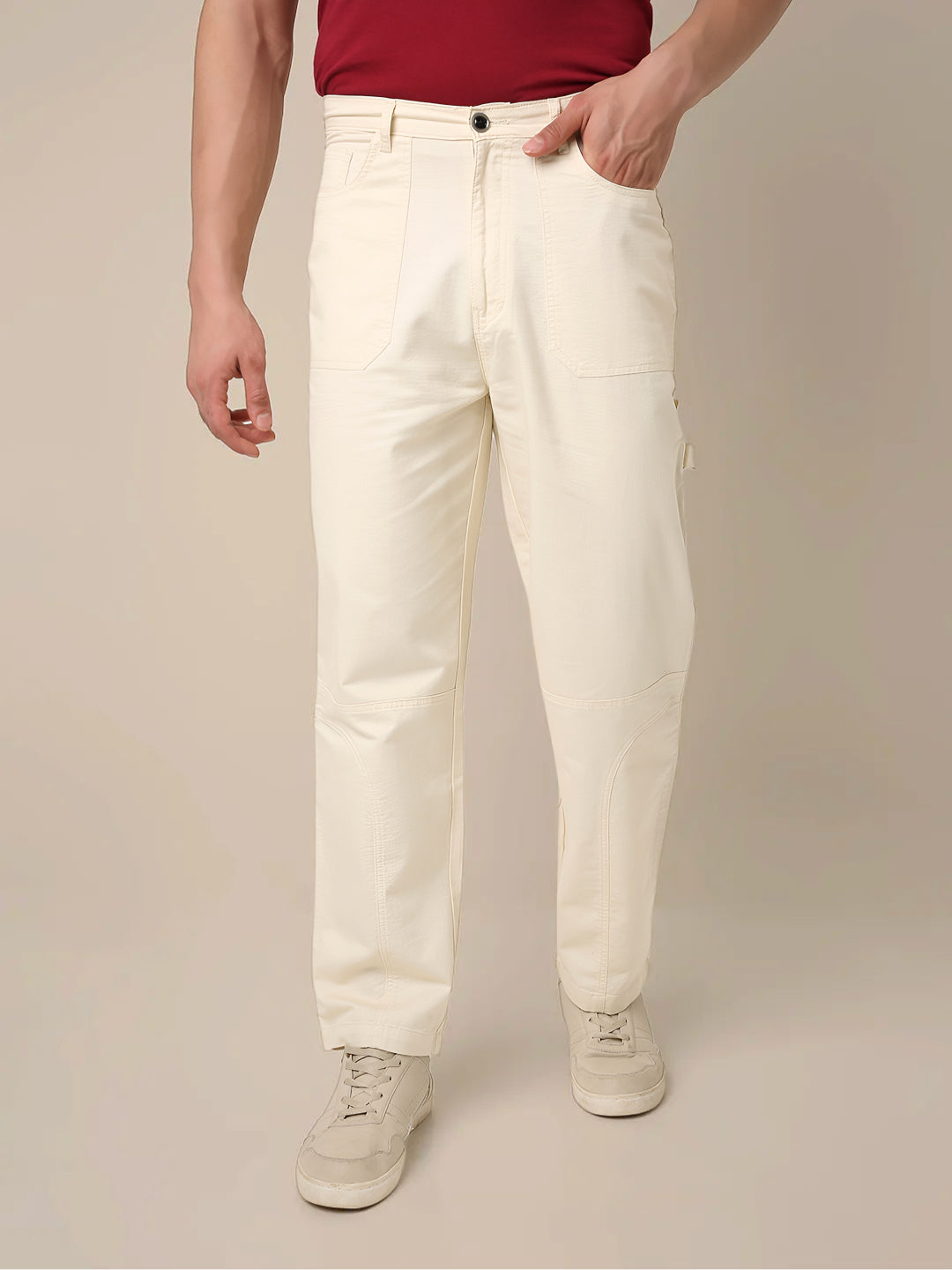 Straight Fit OFF-WHITE Utility Cargo PANTS