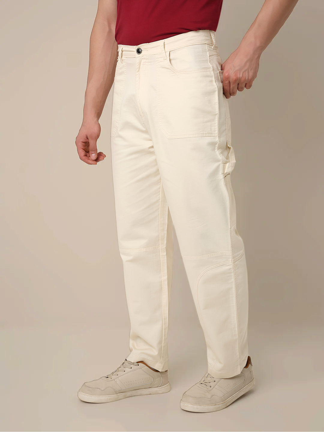 Straight Fit OFF-WHITE Utility Cargo PANTS