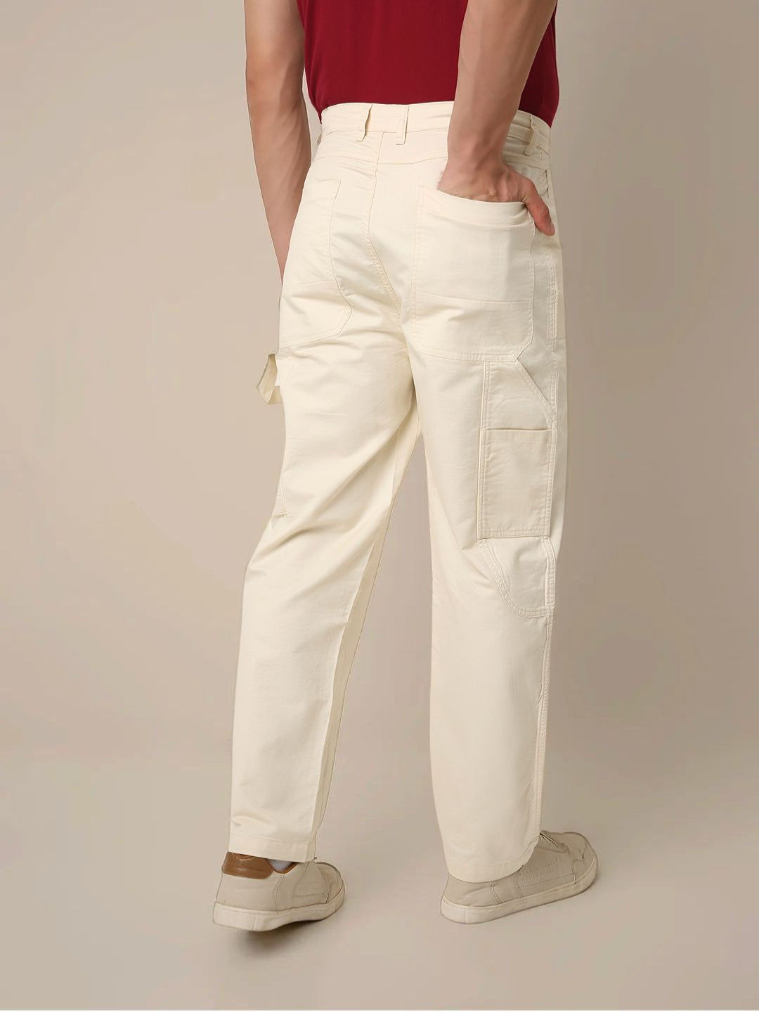 Straight Fit OFF-WHITE Utility Cargo PANTS