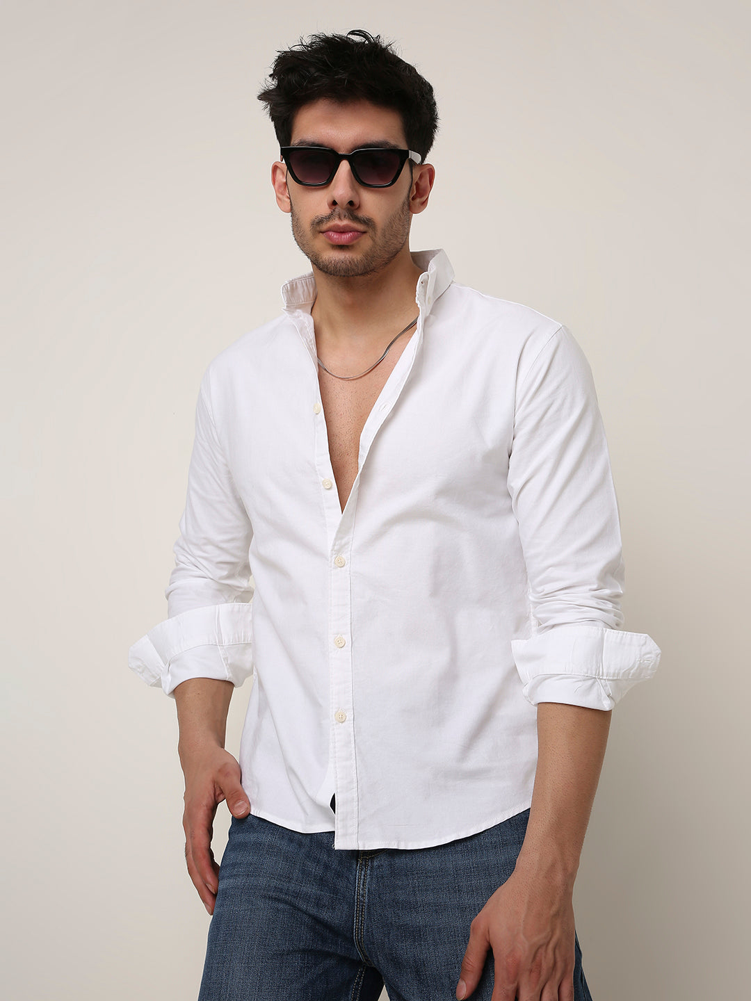 WHITE CLASSIC OXFORD SHIRT