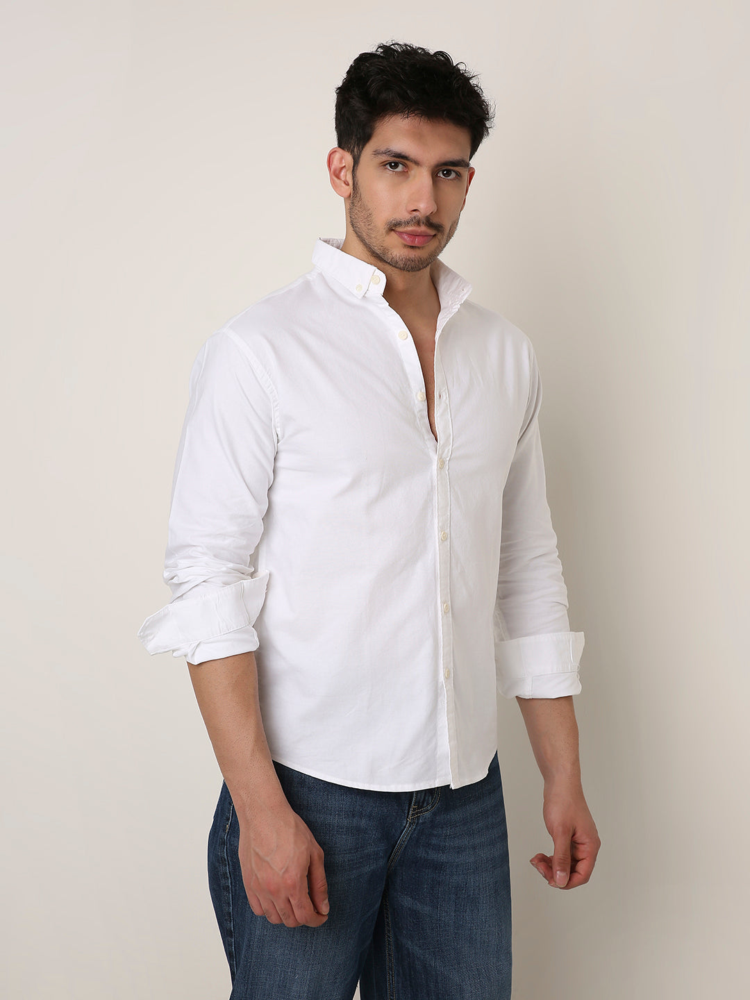WHITE CLASSIC OXFORD SHIRT