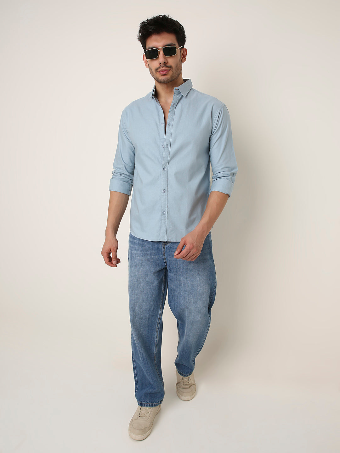 BLUE ESSENTIAL OXFORD SHIRT