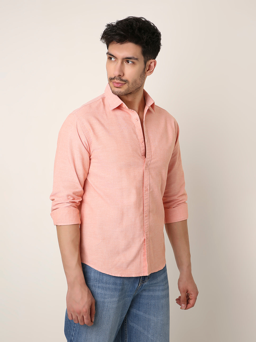 PEACH CLASSIC OXFORD SHIRT