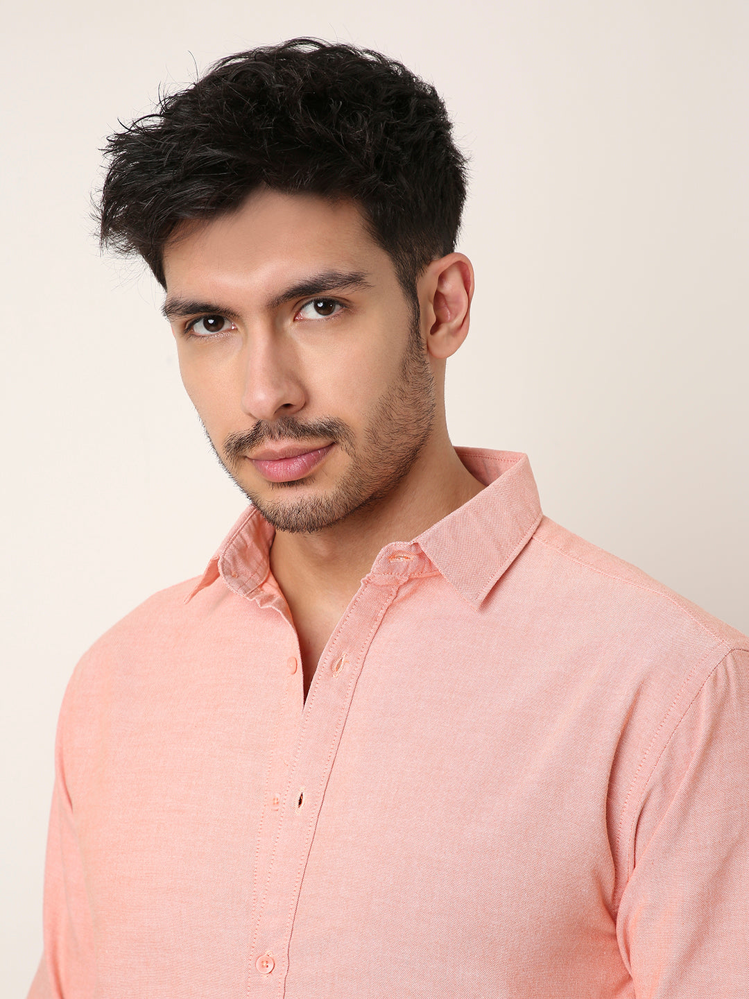 PEACH CLASSIC OXFORD SHIRT