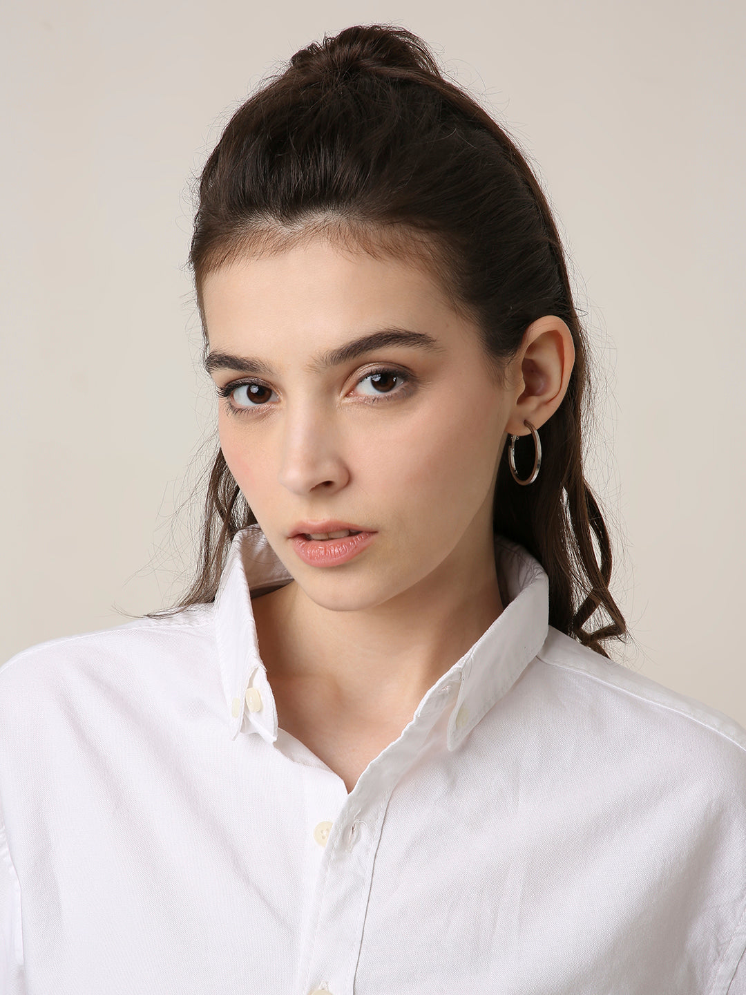 White Classic Oxford Oversized Shirt