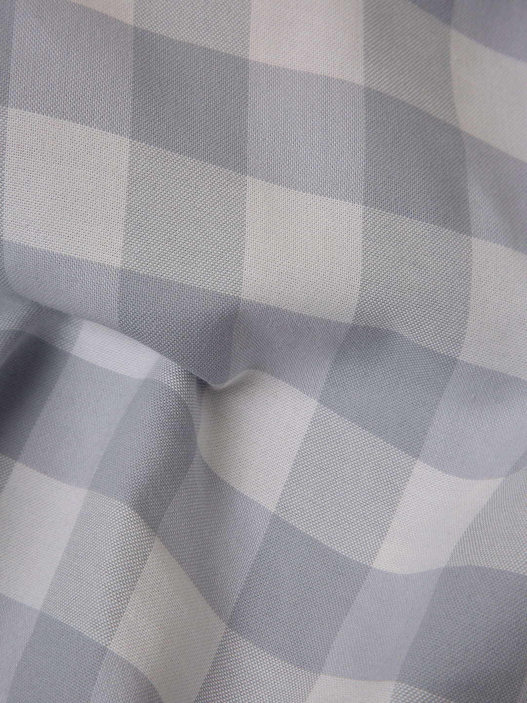 Oxford Grey Checkered Oversized Shirt