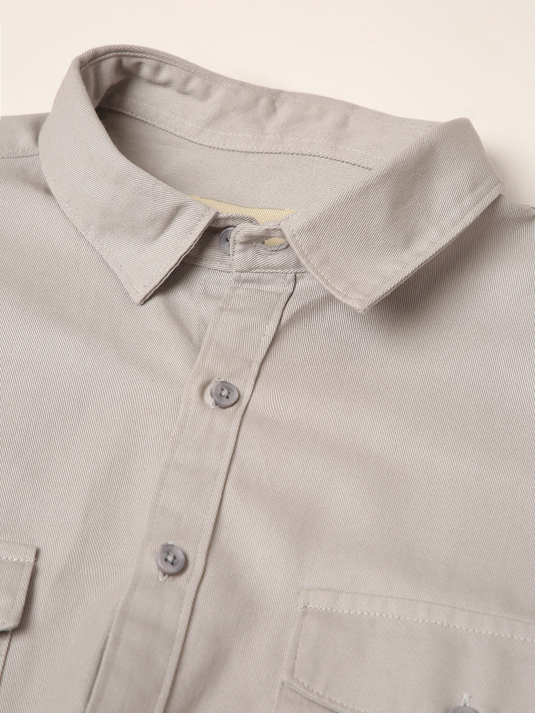 GREY Utility Shacket – Premium Cotton Overshirt