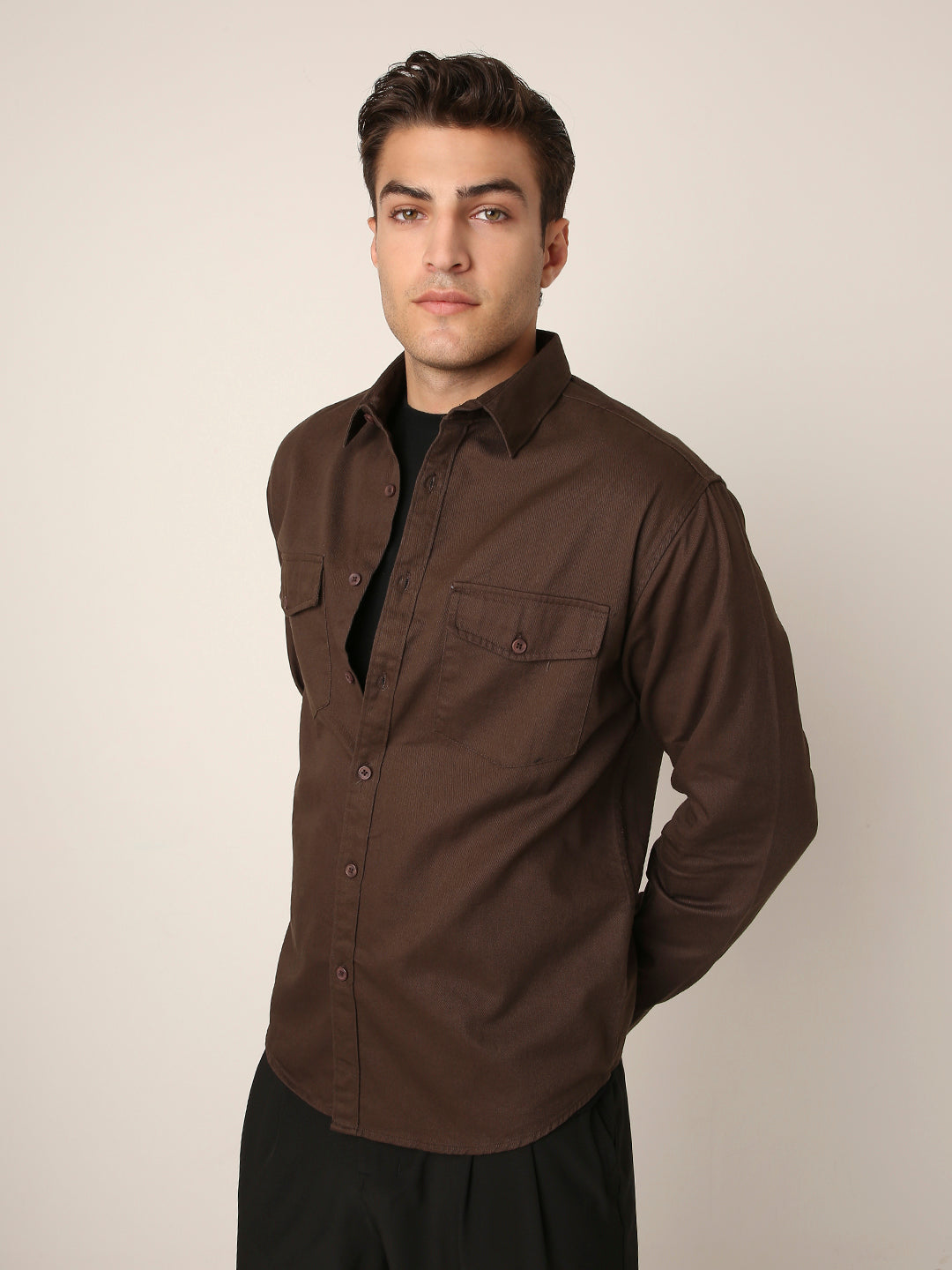 Utility Shacket – Premium Cotton Overshirt
