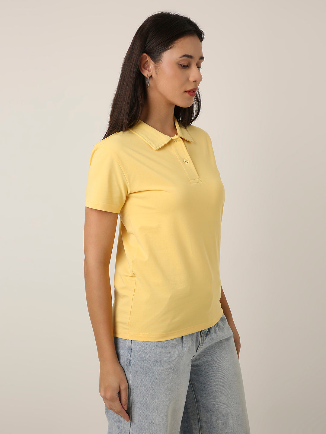 Straw Yellow Classic Polo T-Shirt