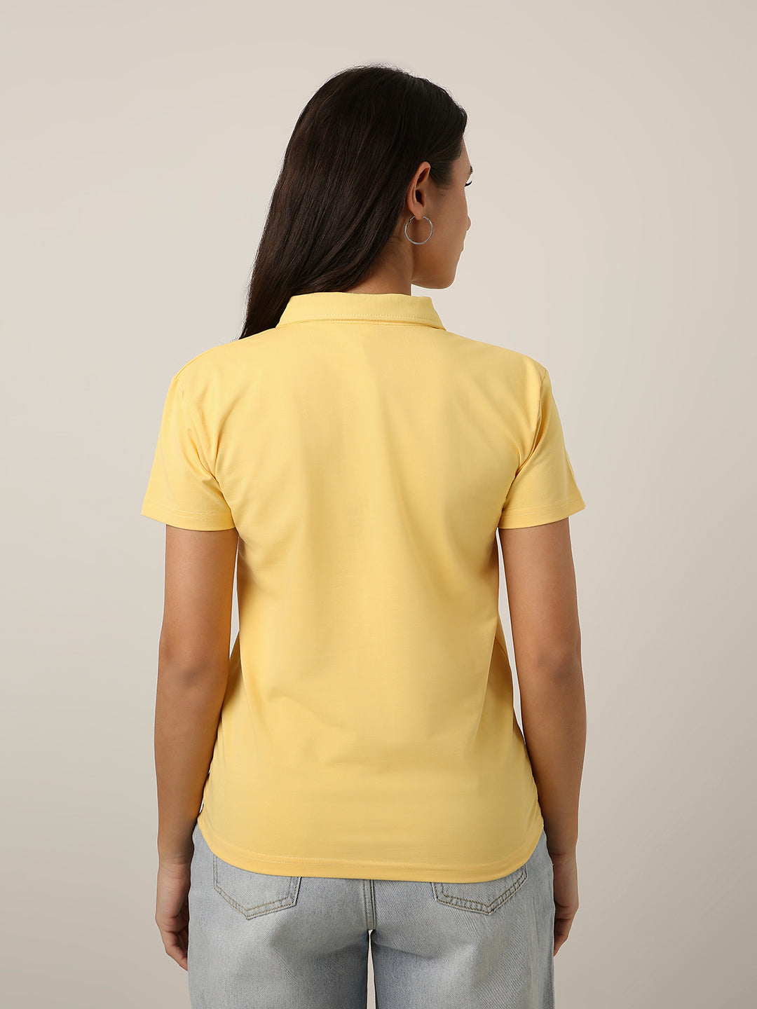 Straw Yellow Classic Polo T-Shirt