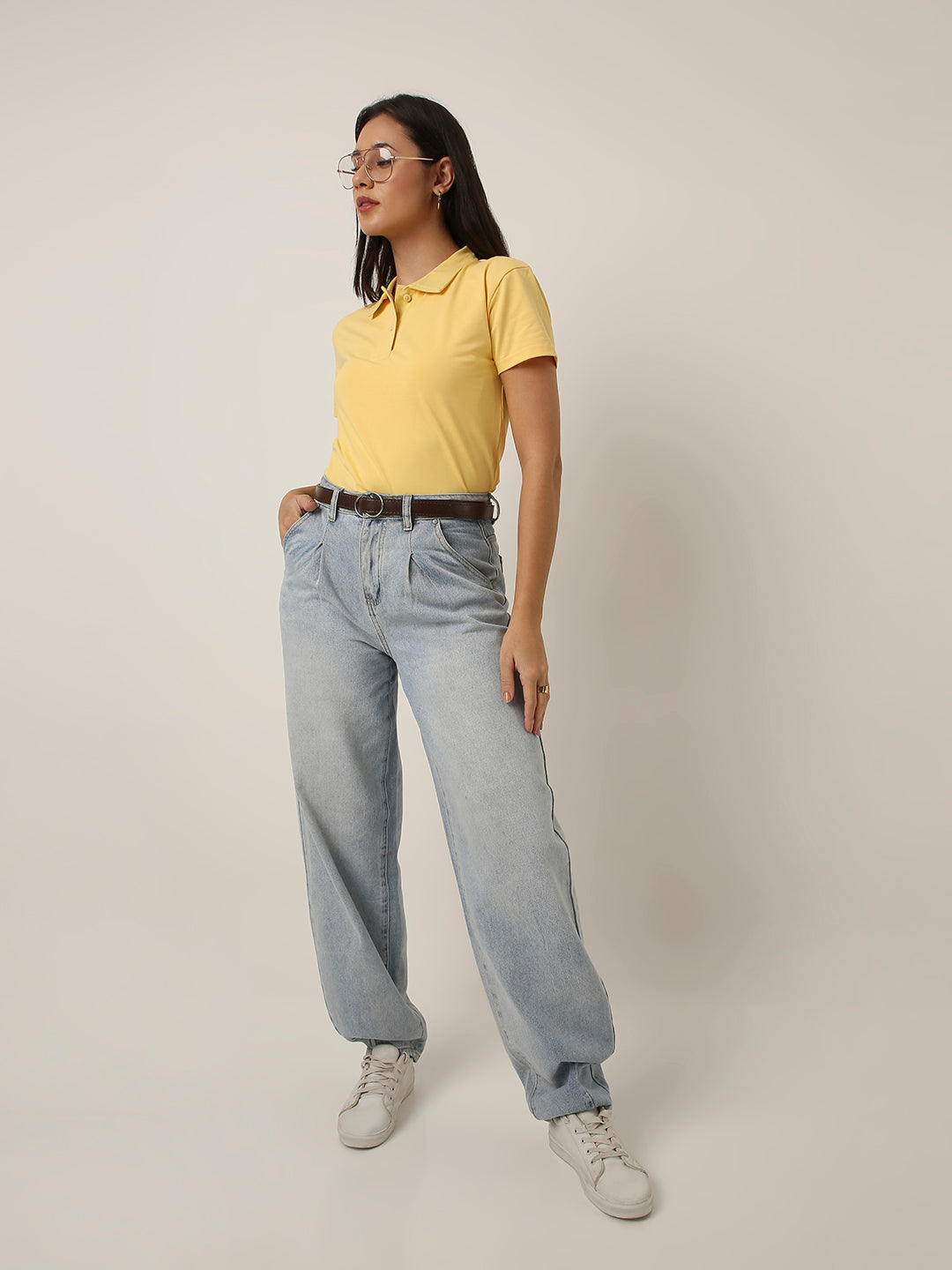 Straw Yellow Classic Polo T-Shirt