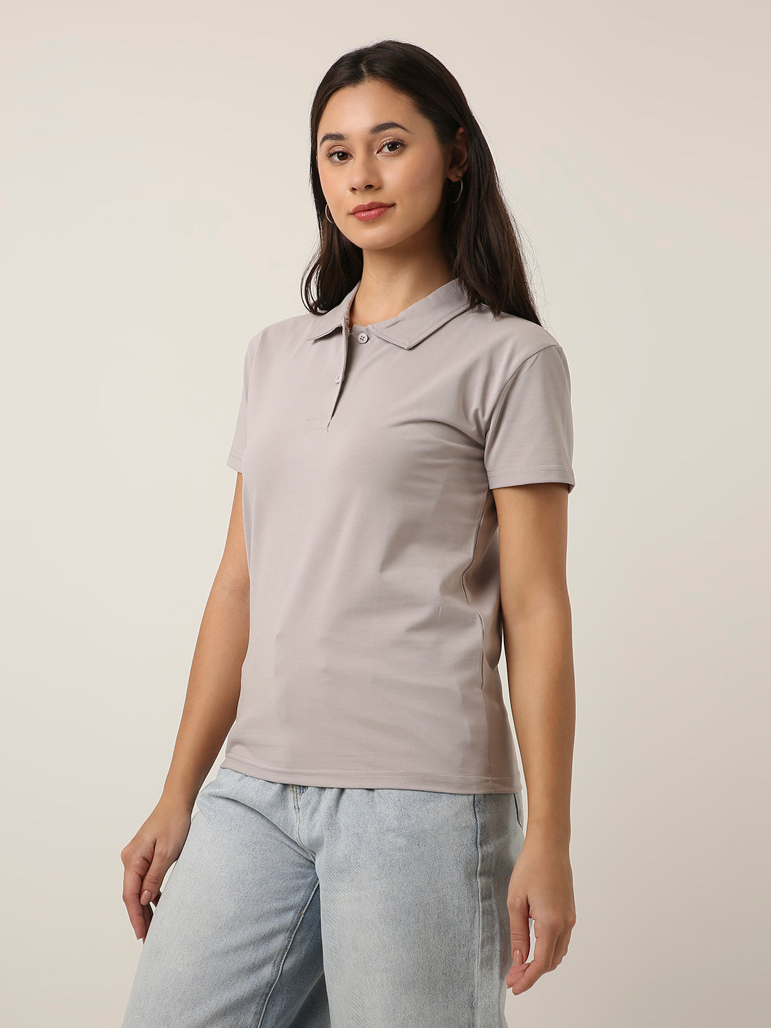 Light Grey Classic Polo T-Shirt