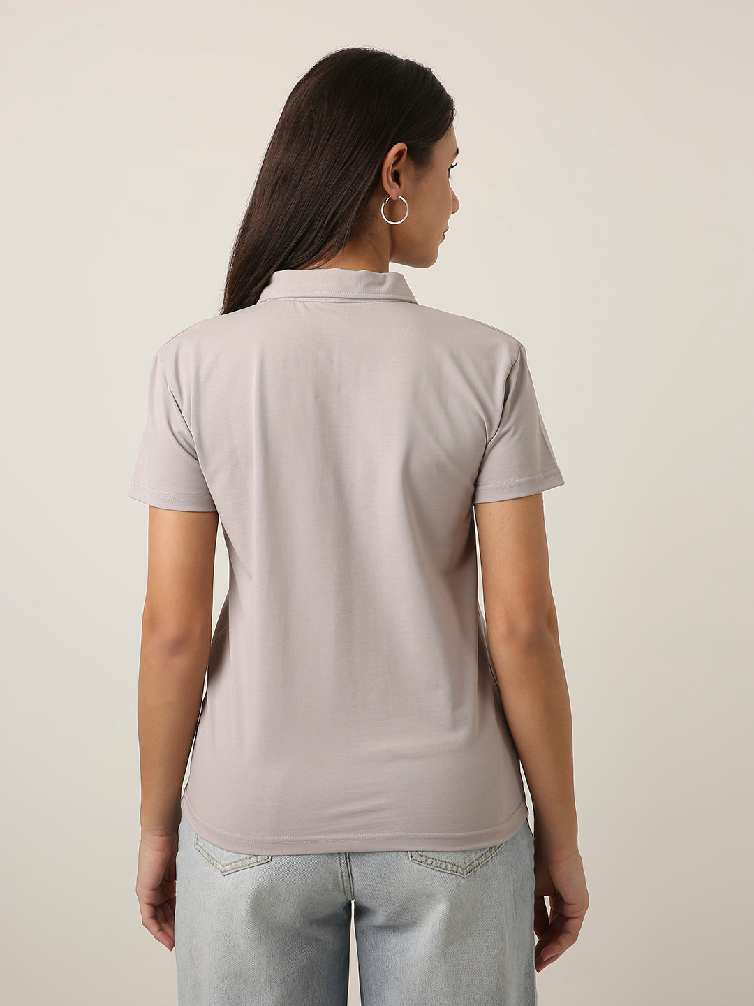 Light Grey Classic Polo T-Shirt