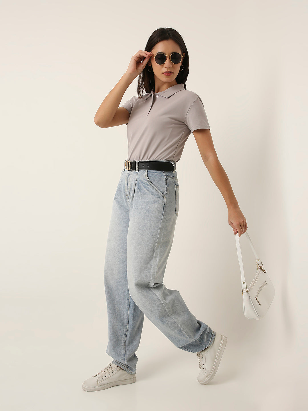 Light Grey Classic Polo T-Shirt