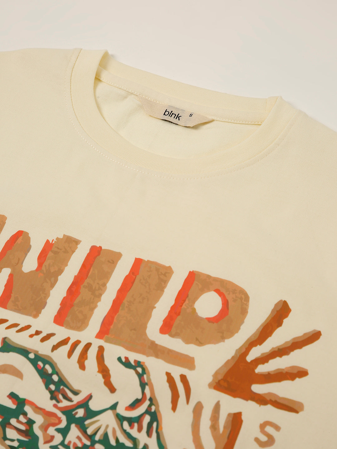 RELAXED FIT:OFF-WHITE PRINTED TSHIRT
