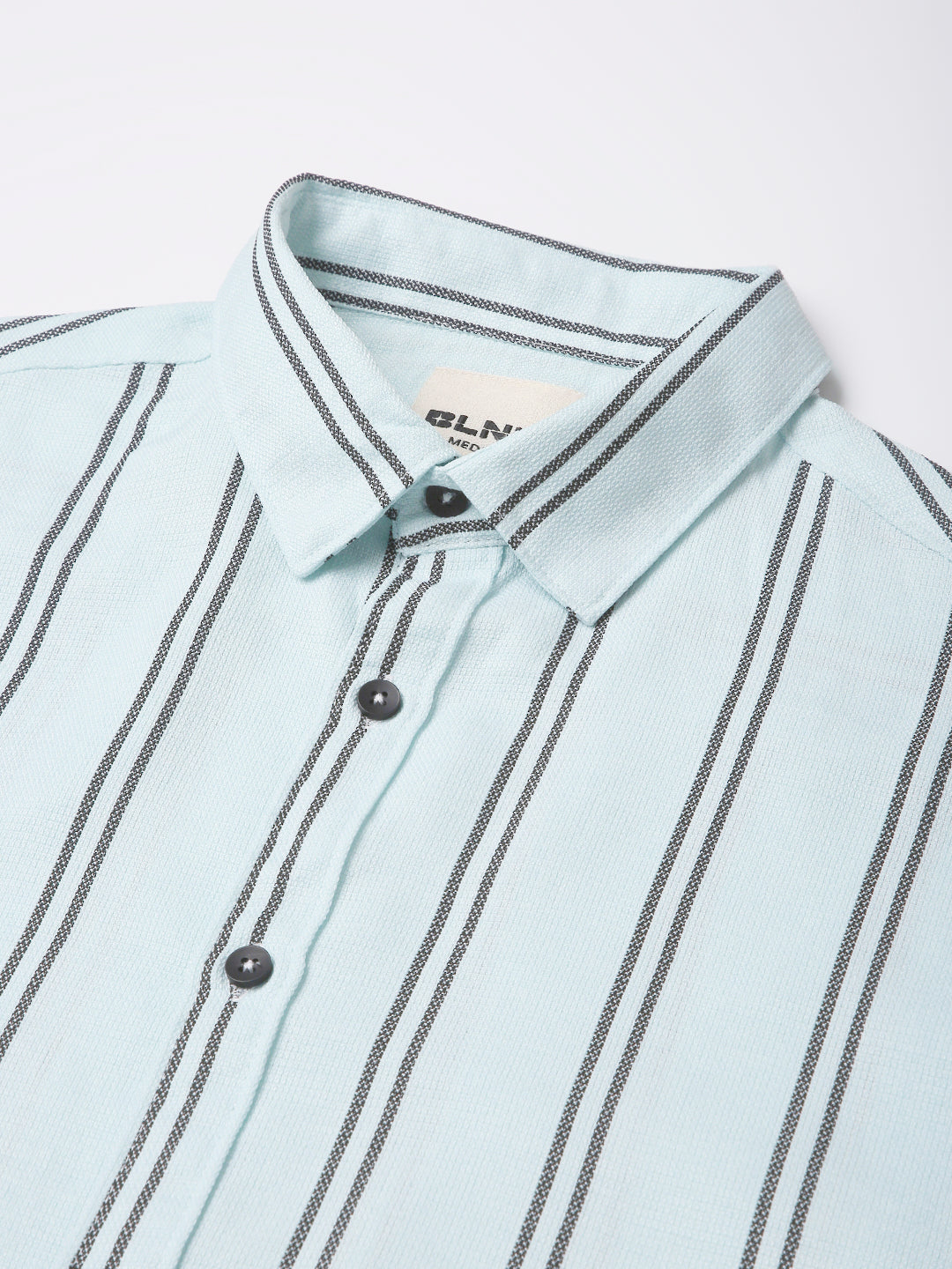 MINT GREEN STRIPED CASUAL SHIRT