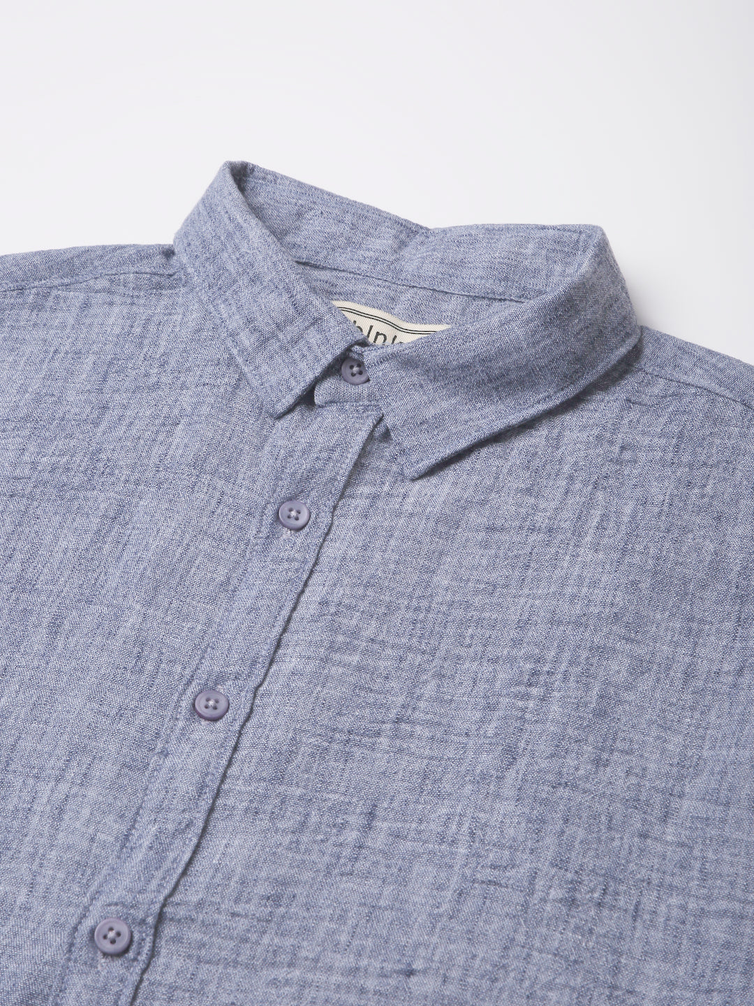 DARK BLUE PREMIUM LINEN BLEND SHIRT