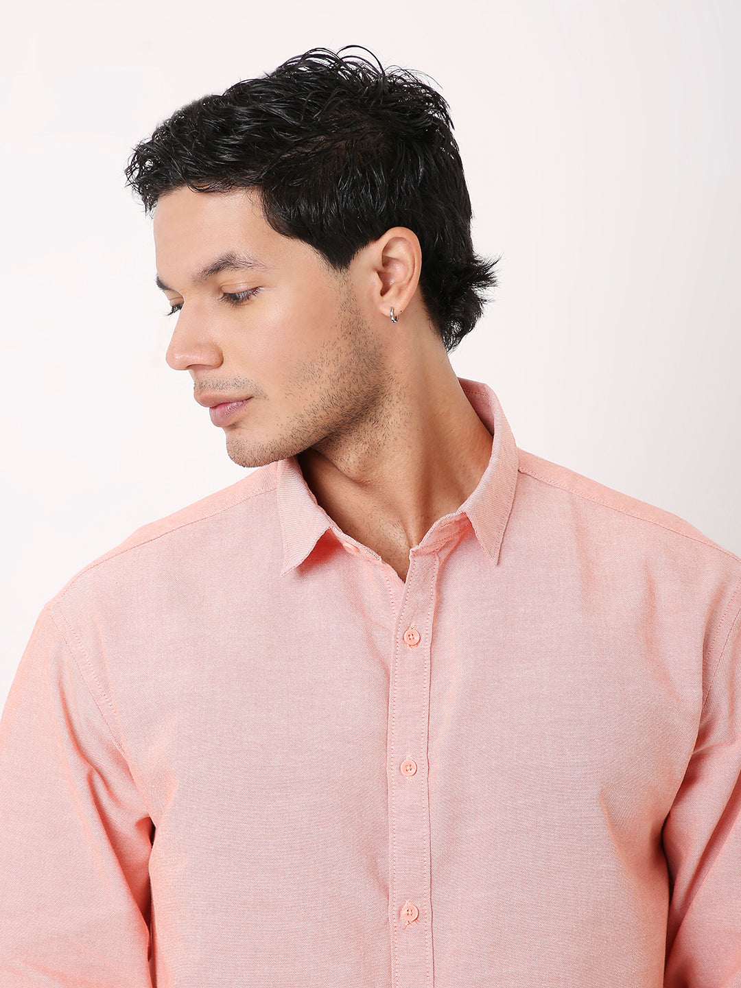 PEACH CLASSIC OXFORD SHIRT