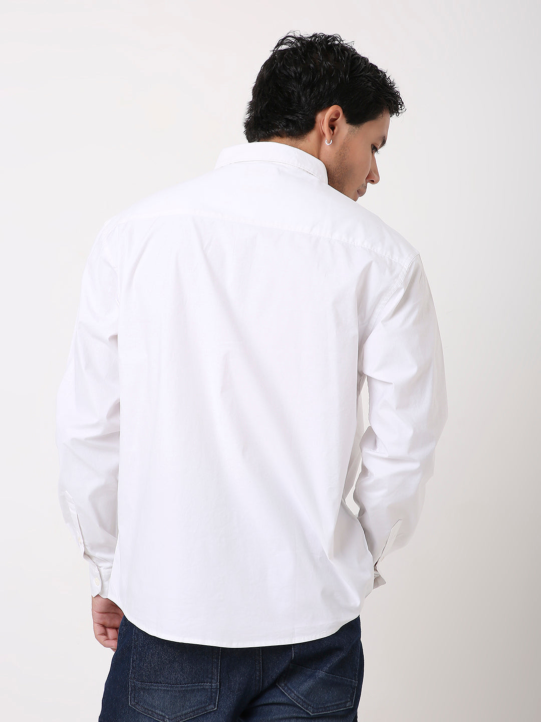 PREMIUM MAROON COTTON LYCRA LONG SLEEVE SHIRT