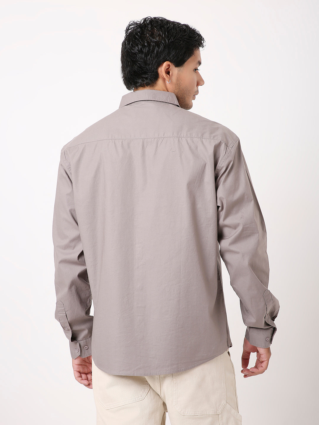 PREMIUM MAROON COTTON LYCRA LONG SLEEVE SHIRT