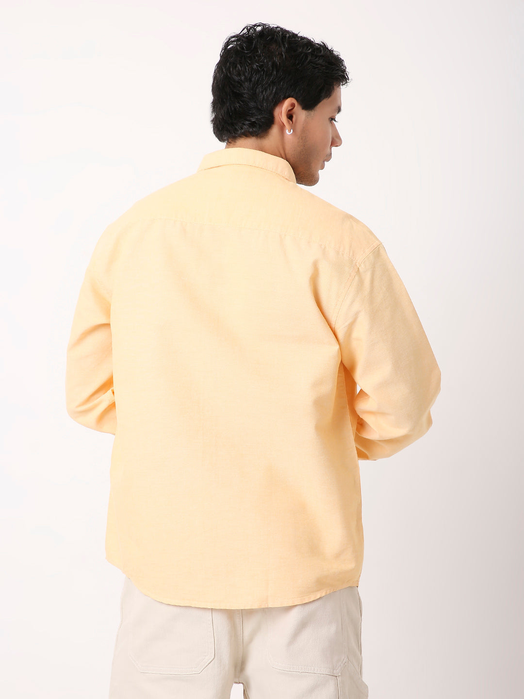 CLASSIC LONG SLEEVE TANGERINE OXFORD SHIRT
