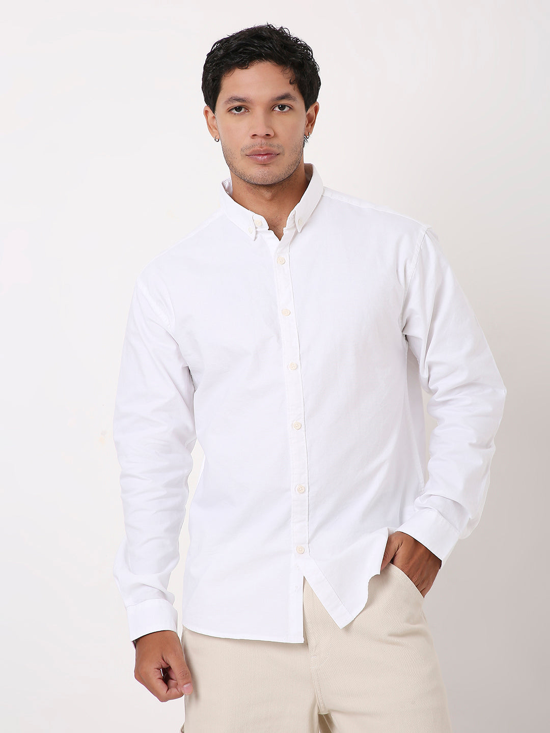 WHITE CLASSIC OXFORD SHIRT