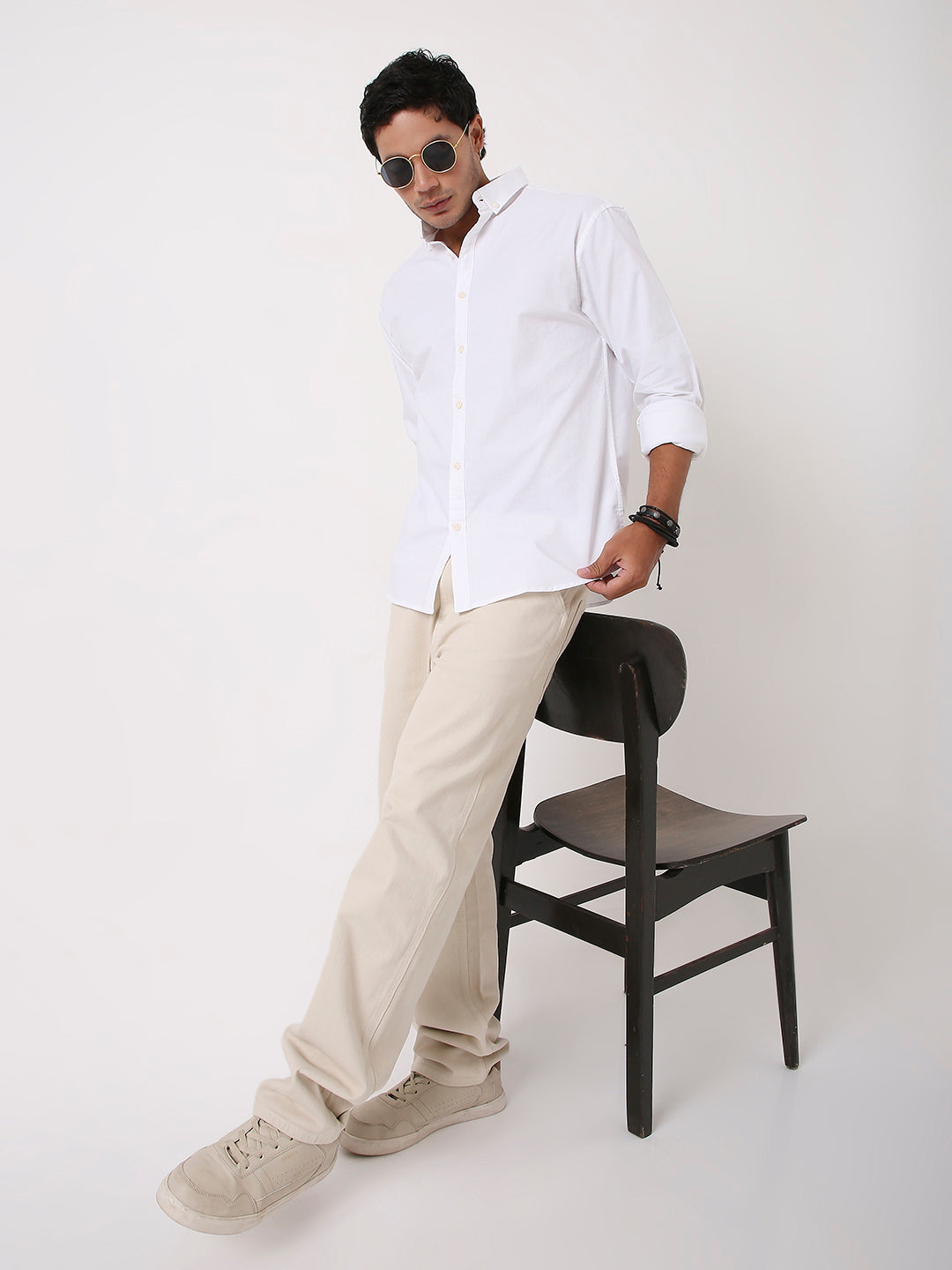 CLASSIC LONG SLEEVE TANGERINE OXFORD SHIRT
