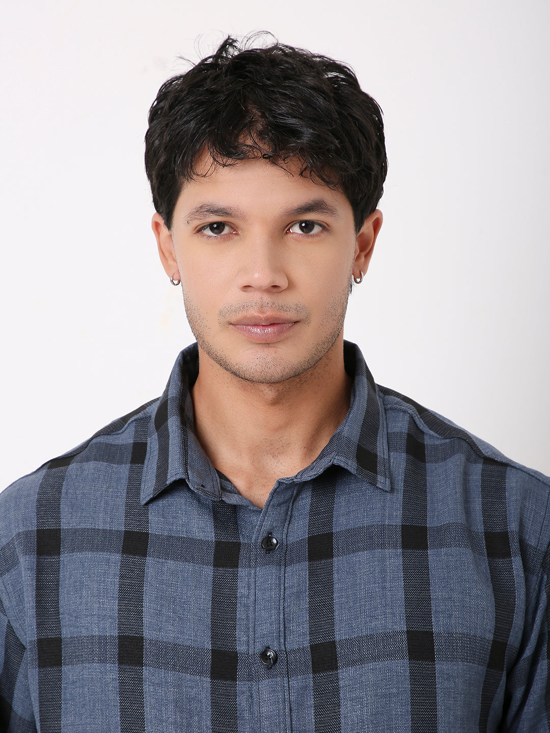CLASSIC CHECKED LONG SLEEVE SHIRT FOR MEN