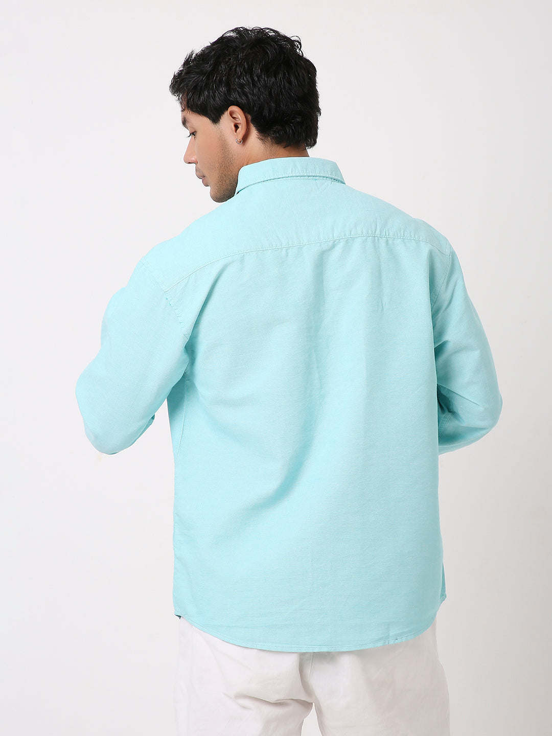 CLASSIC LONG SLEEVE TANGERINE OXFORD SHIRT