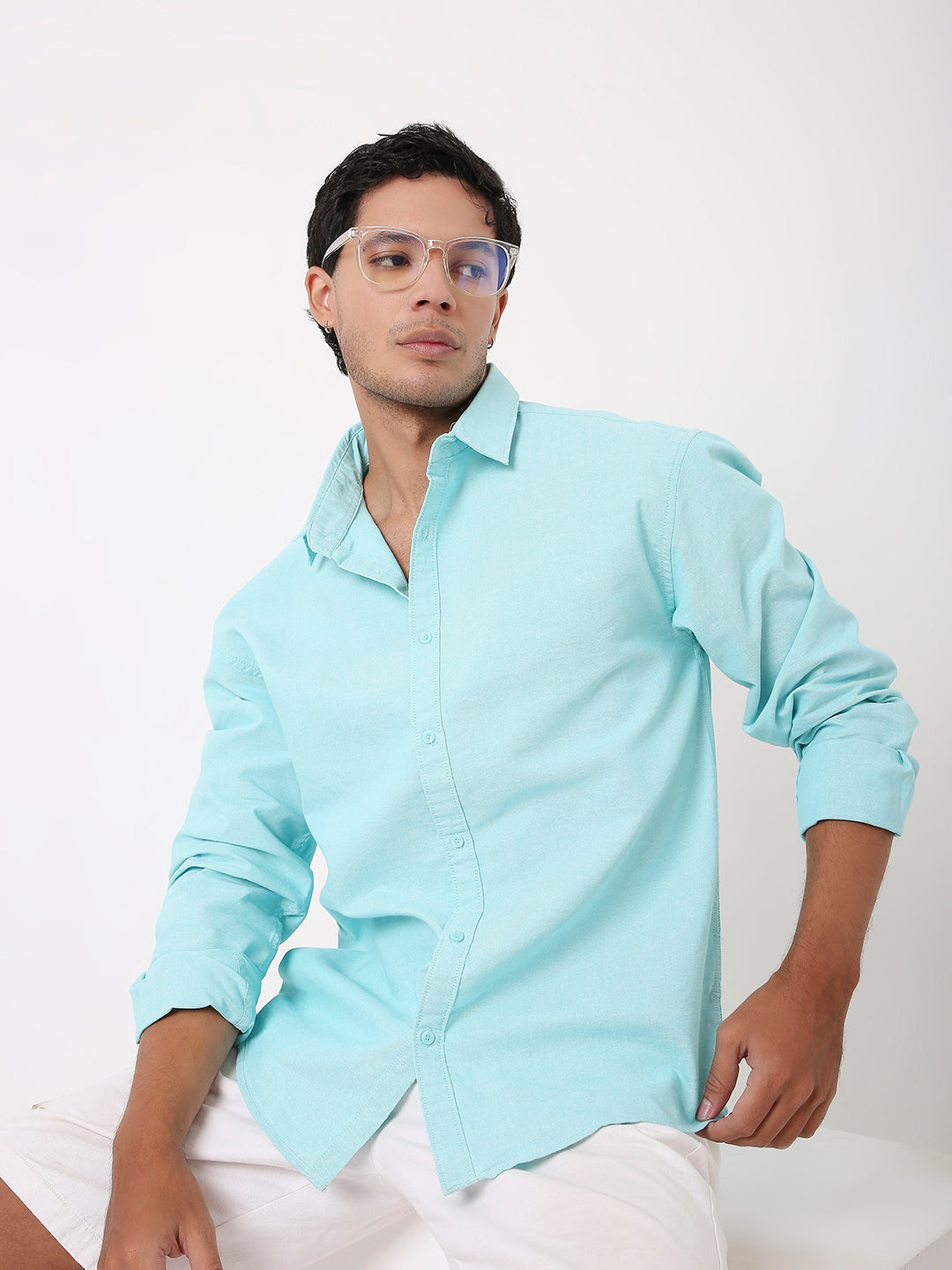 CLASSIC LONG SLEEVE TANGERINE OXFORD SHIRT