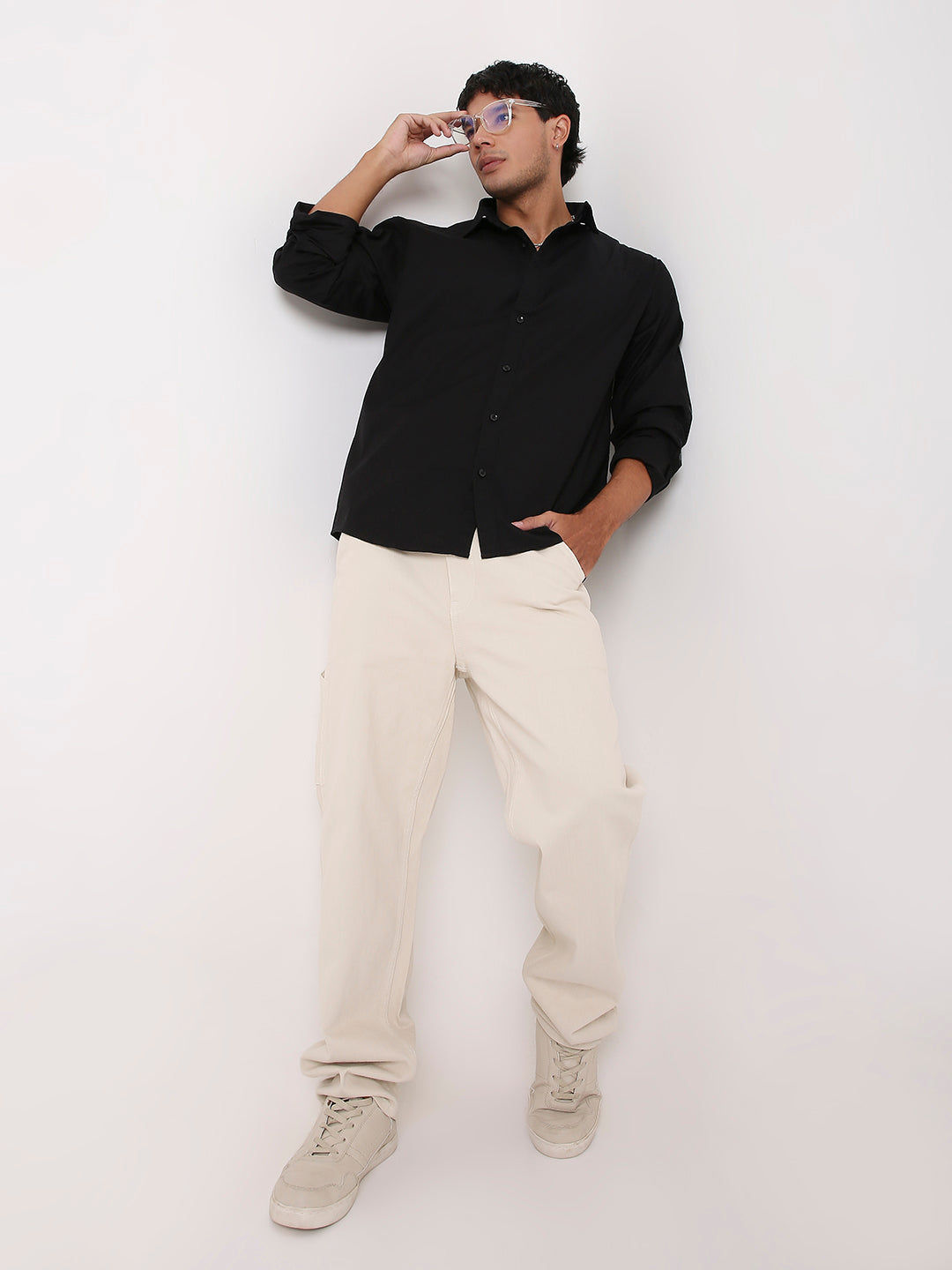PREMIUM MAROON COTTON LYCRA LONG SLEEVE SHIRT