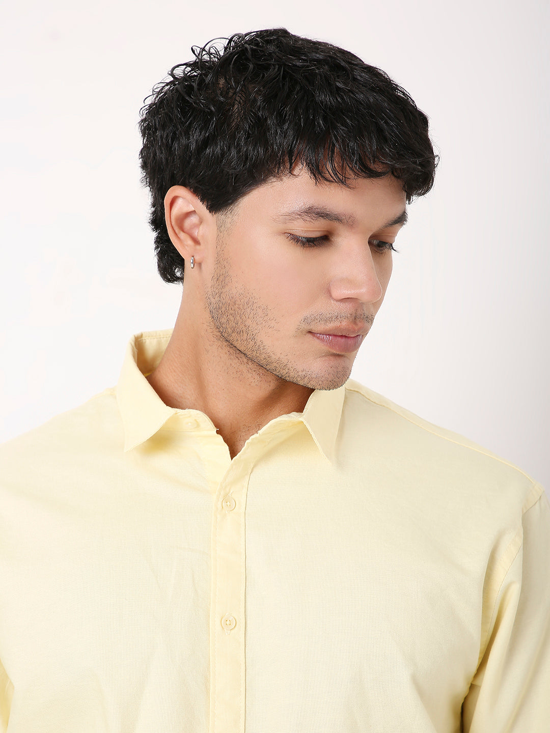 LEMON YELLOW ESSENTIAL OXFORD SHIRT