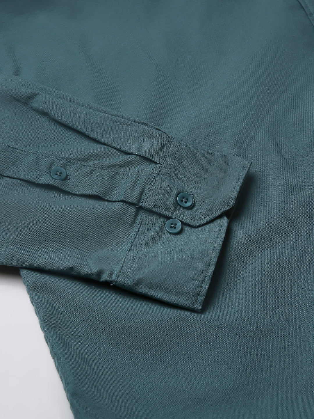 GREEN SIGNATURE TWILL COTTON SHIRT