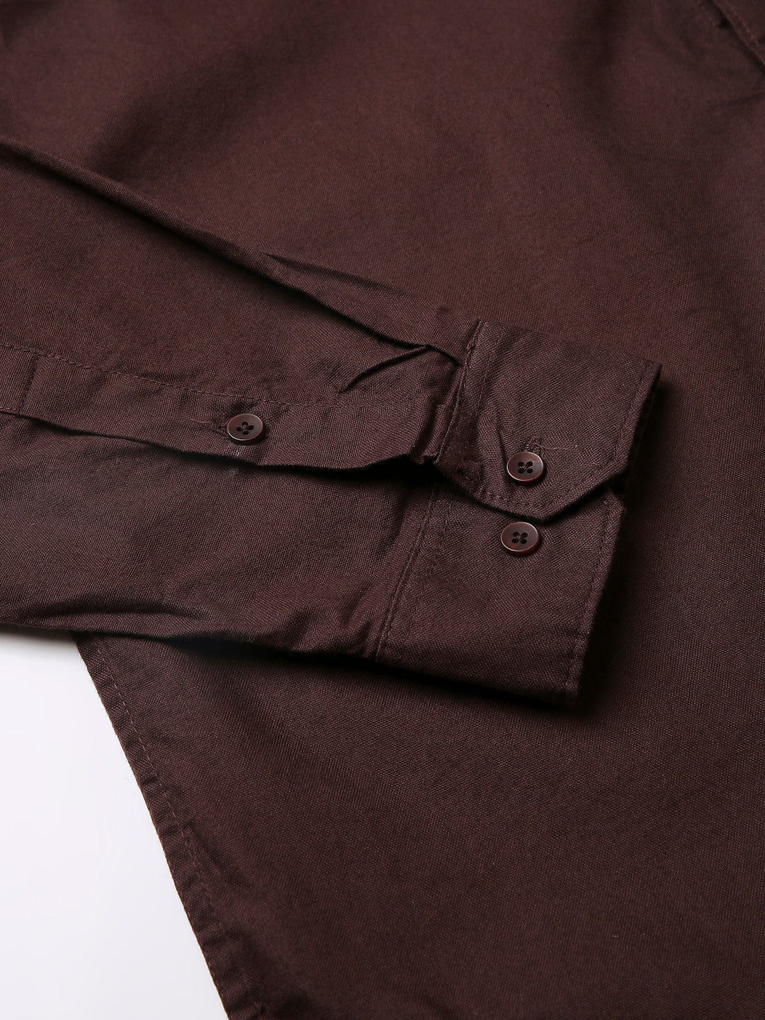 BROWN ESSENTIAL OXFORD SHIRT