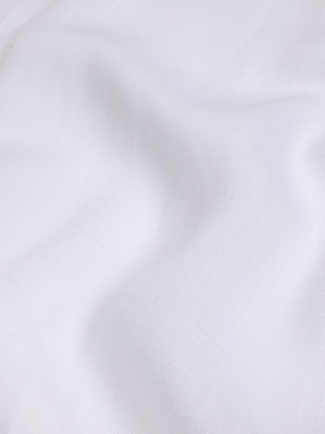 White Premium Linen Blend Shirt