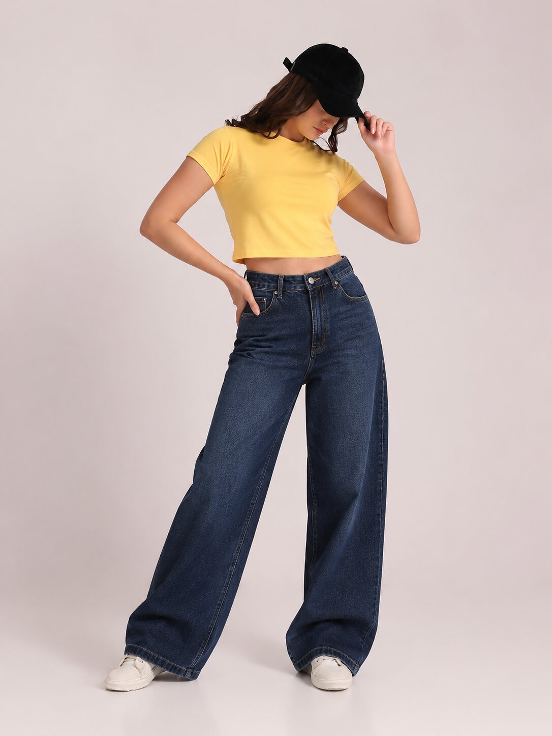 Yellow Crop Top