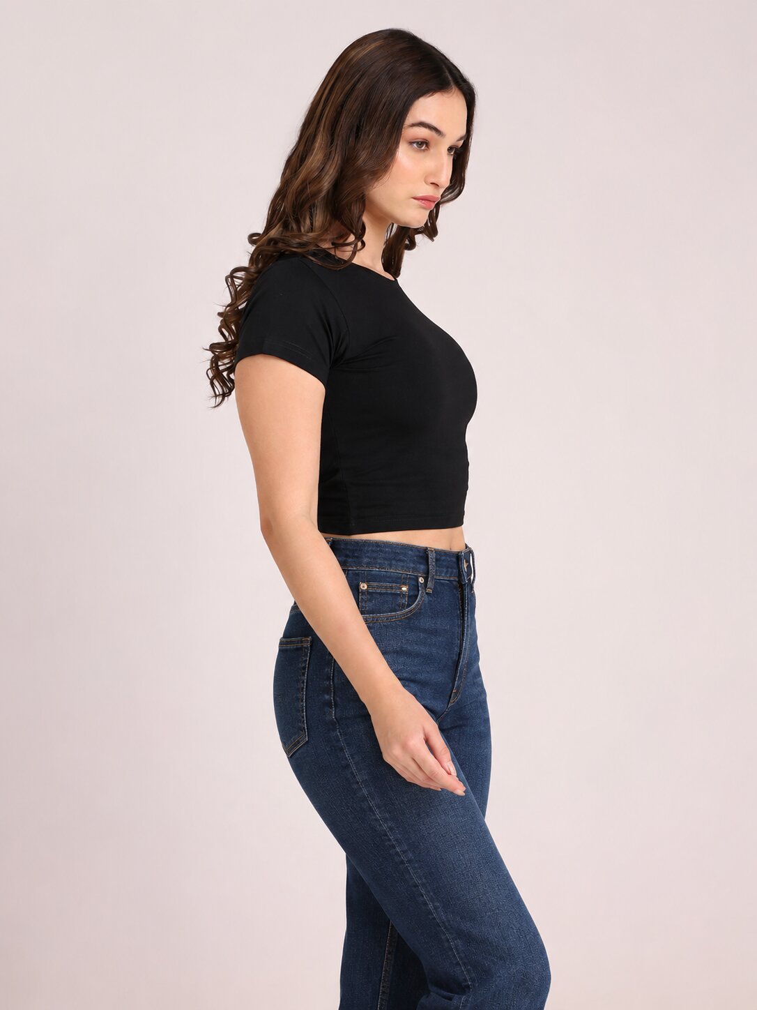 Black Crop Top