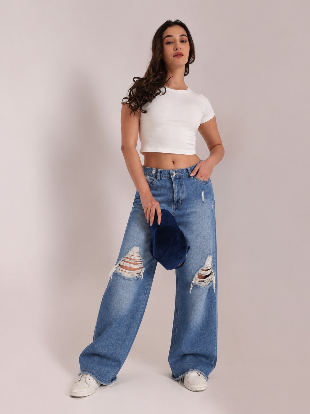 White Crop Top