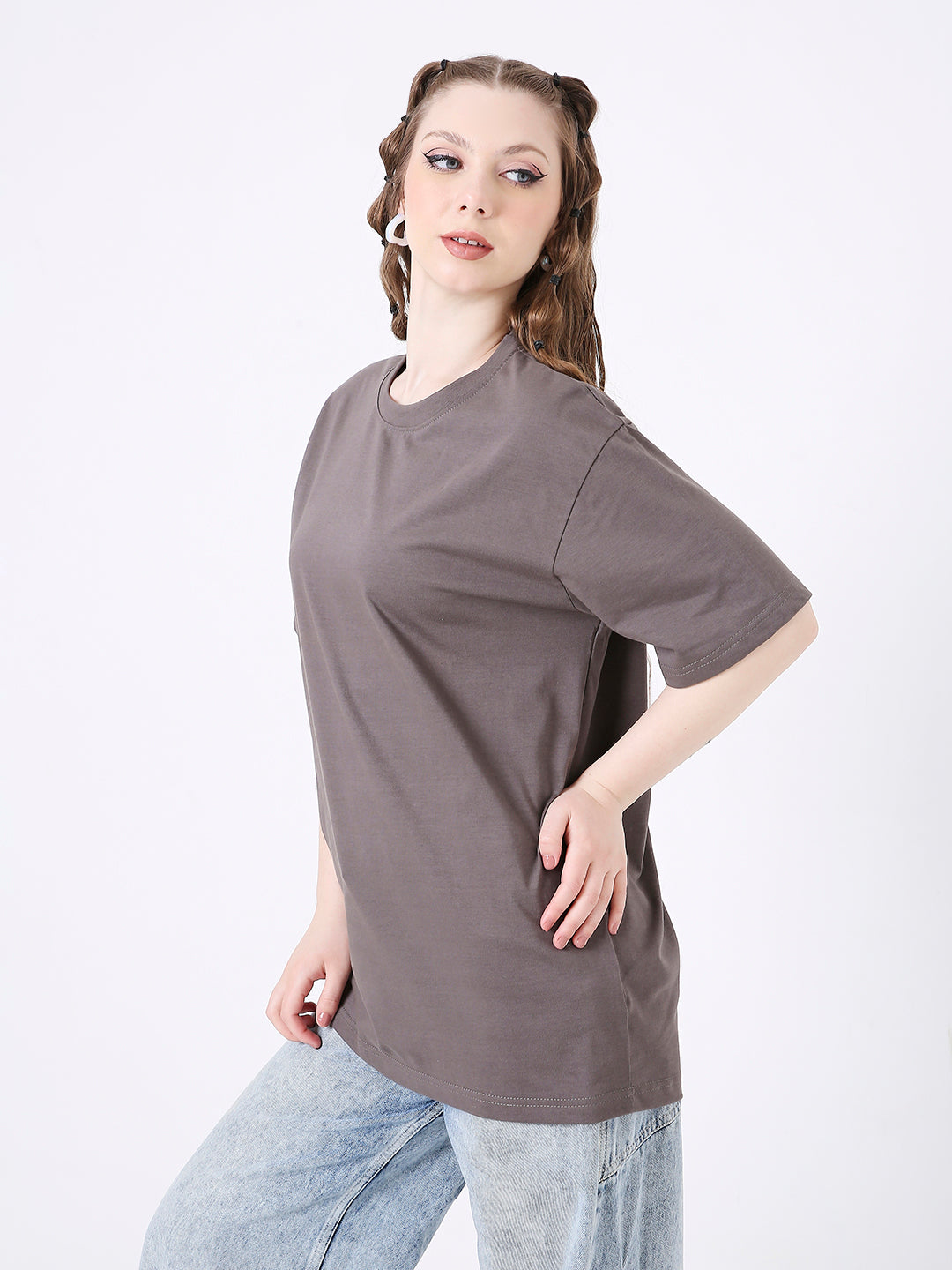 REGULAR TSHIRT: GREY