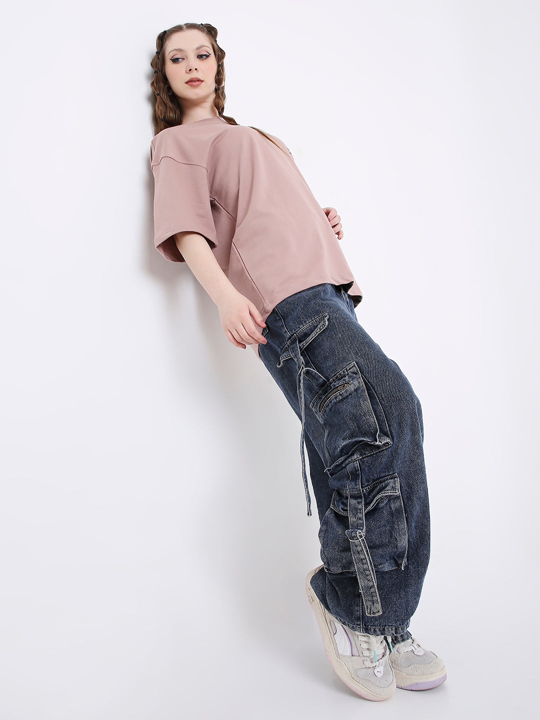 OVERSIZE ONION PINK PRINTED TSHIRT
