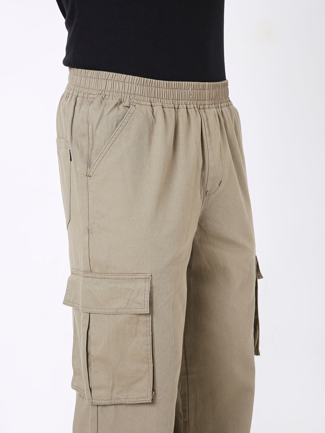 UNISEX ESSENTIAL 5 POCKET OLIVE CARGO PANTS