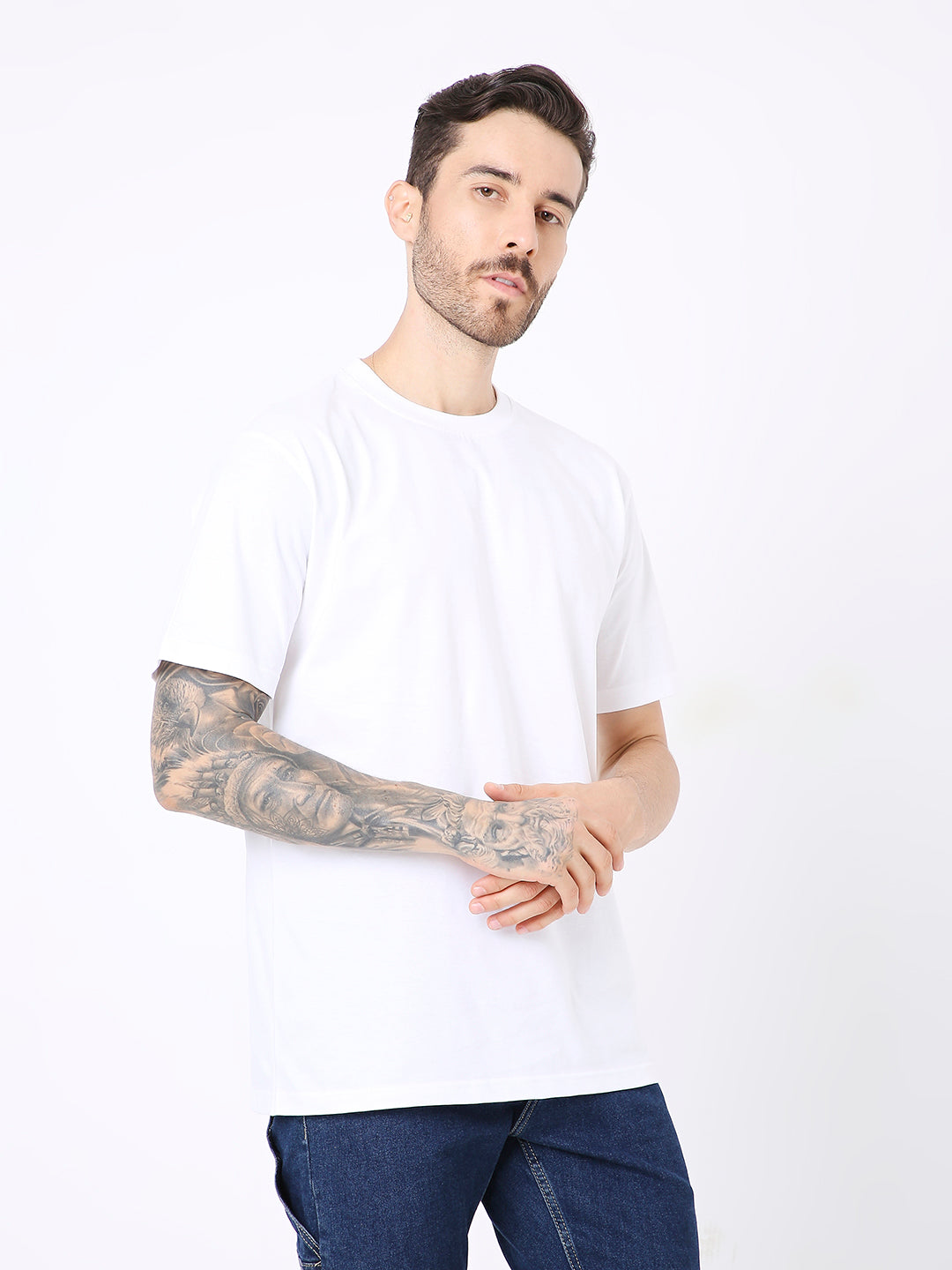 REGULAR TSHIRT: WHITE