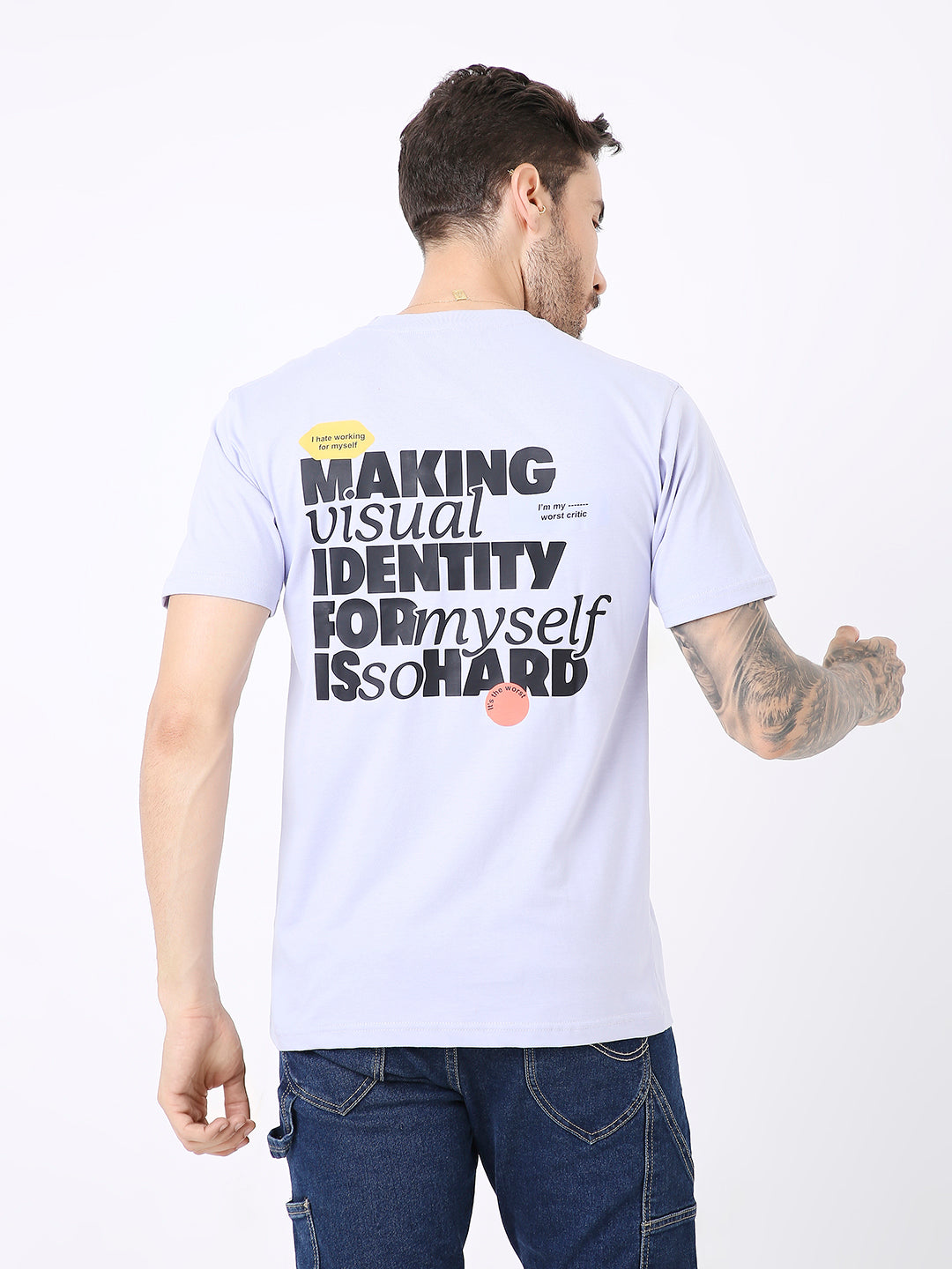 RELAXED FIR LAVENDER PRINTED TSHIRT