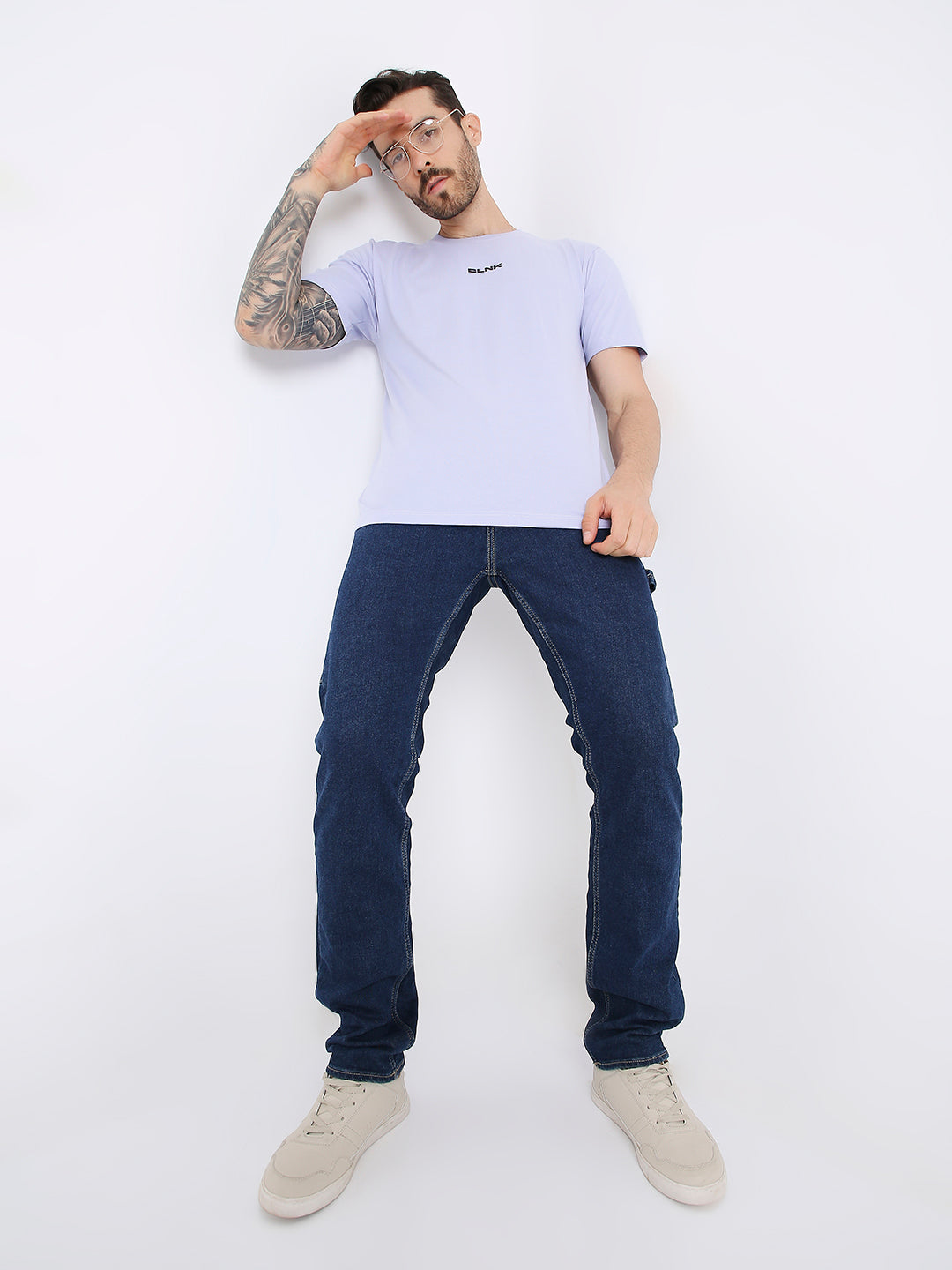 RELAXED FIR LAVENDER PRINTED TSHIRT