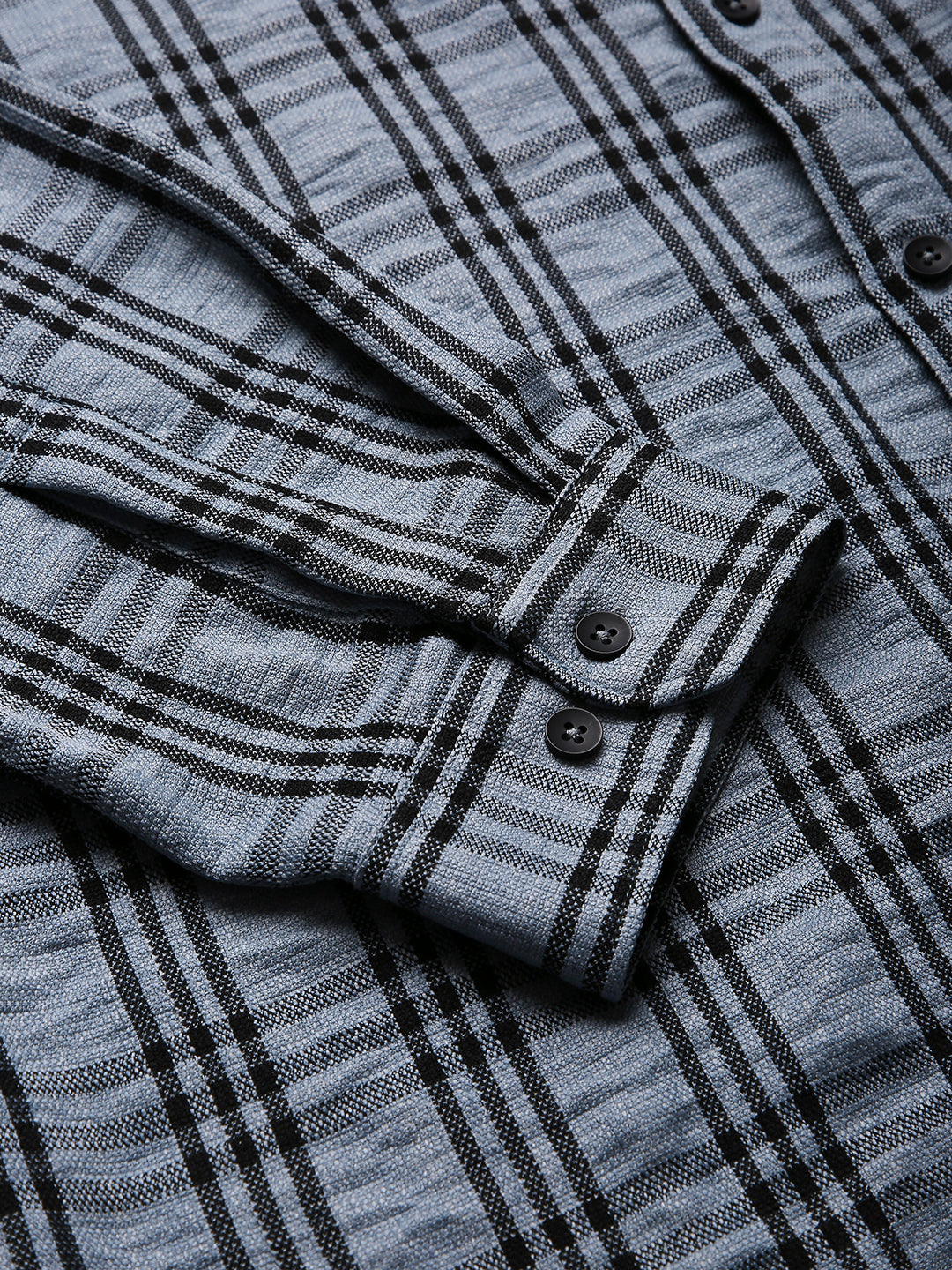 BLUE CLASSIC CHECKED SHIRT