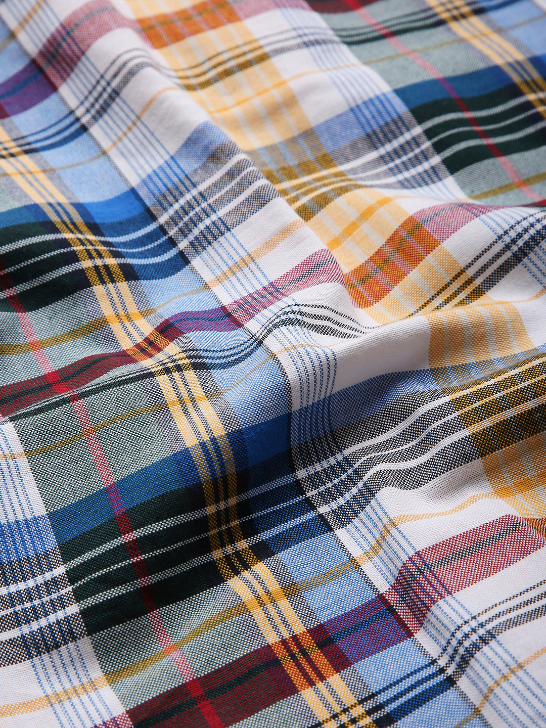 YELLOW MULTI-COLOR CHECKED SHIRT