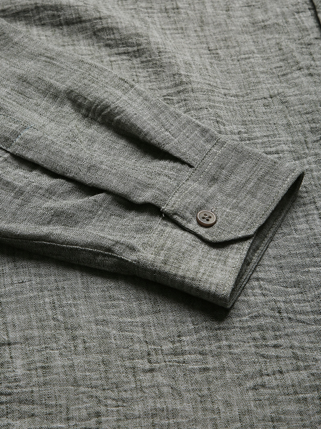 GREEN PREMIUM MANDARIN COLLAR SHIRT
