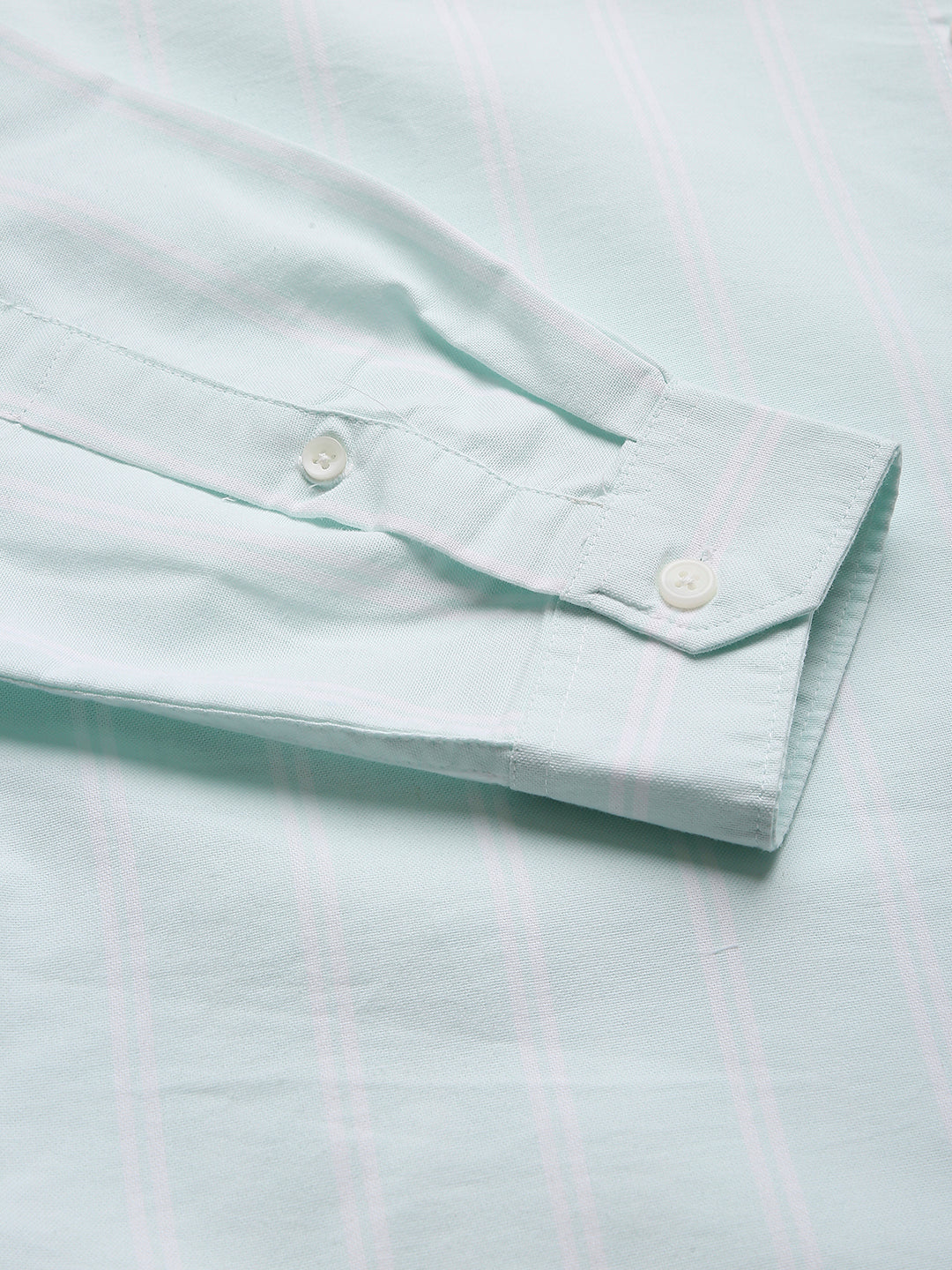 MINT GREEN OXFORD STRIPED SHIRT