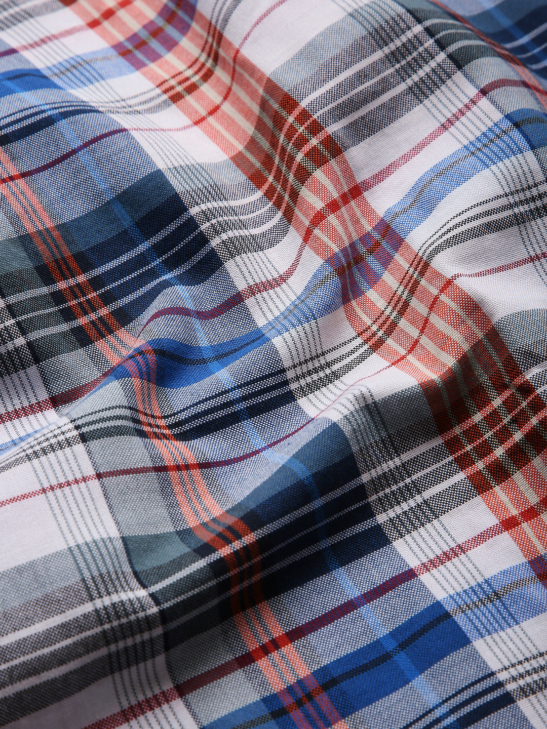 BLUE MULTI-COLOR CHECKED SHIRT