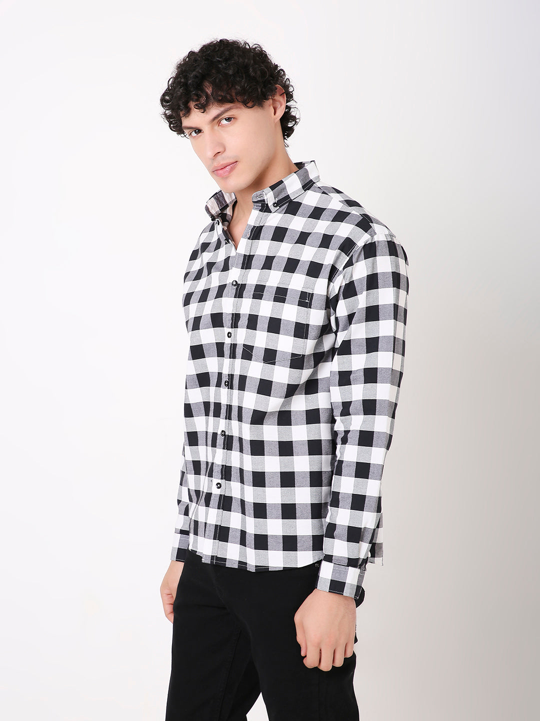 BLACK BUFFALO CHECKS SHIRT